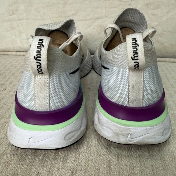 Nike Infinity Men’s React Running Shoes Size 10 White & Multicolor - Picture 3 of 10